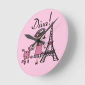 Black Hair Diva Ronde Klok (Hoek)