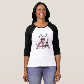 Black Hair Diva T-shirt (Voorkant volledig)