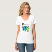 Black Hair Fabulous op 40 oktober T-shirt (Voorkant volledig)