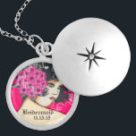 Black Hair Pink Weddenschap Bridesmaid Ketting<br><div class="desc">De Kettingen van Keepasje kiezen of Zilver Geplaatste Goudafwerking of Sterling Zilveren Unieke Kettingen van de Wedding van de Weddenschap van de Aangepaste Aangedreven Aangedreven Zilver - om achtergrondkleur te veranderen - klik aanpassen - kies laatste hulpmiddel in drop-down menu en kies uit één van de getoonde kleuren of voer...</div>