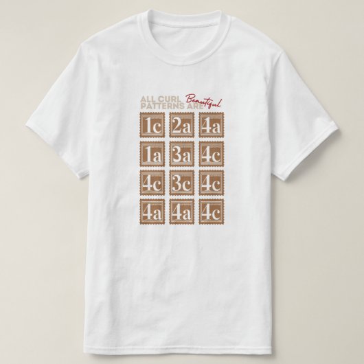 Black Hair Types Custom Graphic T-shirt (Design voorkant)