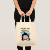 Black Hair World's Best Big Sister Tshirts Tote Bag (Voorkant (product))