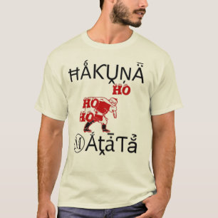 Black  Hakuna Matata Gifts T-shirts