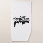 Black Halloween Badhanddoek (Badhanddoek)