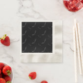 Black Halloween/bat Napkins Servet (Insitu)
