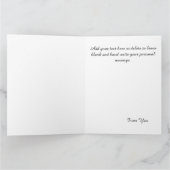 Black Halloween Cat Kaart (Binnen)