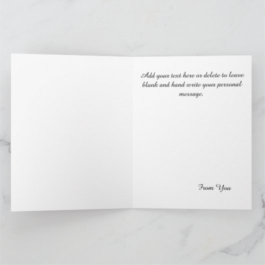 Black Halloween Cat Kaart (Binnen)