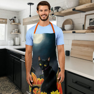 Black Halloween Cat Schort