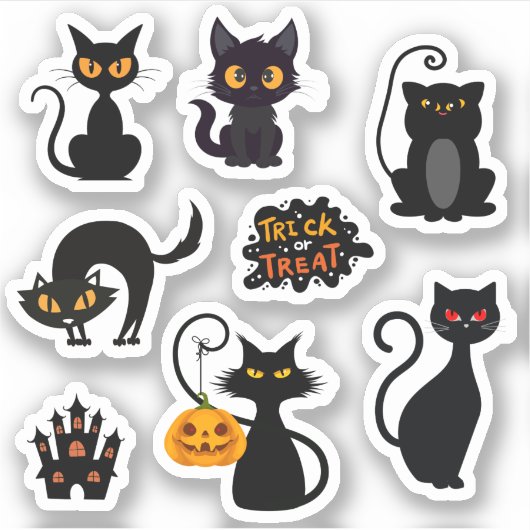 Black Halloween Edition Stickers (Voorkant)