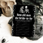 Black Halloween Hoe oud was het bruid-to-be spel Kaart