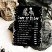 Black Halloween Over of Onder Vrijgezellenfeest Sp Kaart