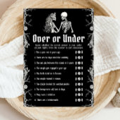 Black Halloween Over of Onder Vrijgezellenfeest Sp Kaart