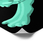 Black Halloween Verjaardagsfeest welkom poster (Hoek)