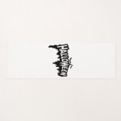 Black Halloween Yogamat (Voorkant (horizontaal))