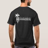 Black Hampshire Hammerers T-shirt (Achterkant)