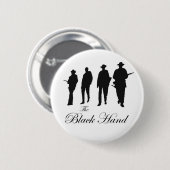 Black Hand Cowboys Ronde Button 5,7 Cm (Voorkant /achterkant)