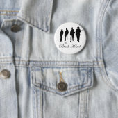 Black Hand Cowboys Ronde Button 5,7 Cm (In situ)