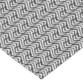 Black Hand Drawn Chevron Pattern Tafelkleed (Gekanteld)