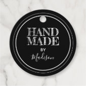 Black | Handgemaakt door Product Label (Voorkant)