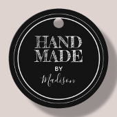Black | Handgemaakt door Product Label