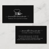 Black Handmade t-shirts mode boutique Visitekaartje (Voorkant / Achterkant)