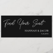 Black Hangende Zitting Grafiek Welkom Header (Voorkant)