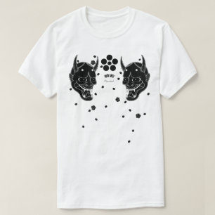 Black Hannya en Cherry Blossom T-shirt