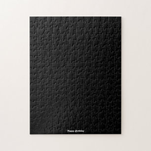 Black Happy Birthday Frustratie Legpuzzel
