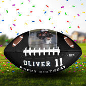 Black Happy Birthday Kinder foto American Football