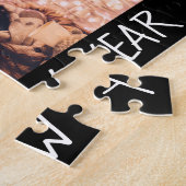 Black Happy New Year 2023 5 Foto Collage Legpuzzel (Zijkant)