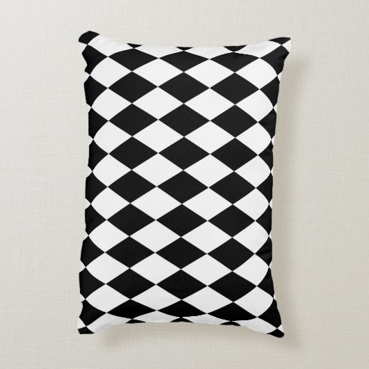 Black Harlequin Accent Kussen (Achterkant (Verticaal))