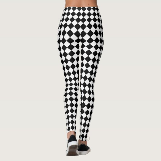Black Harlequin Classic Diamonds Leggings (Achterkant)