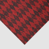 Black Harlequin Diamond Argyle, versteld Tissuepapier (Detail)