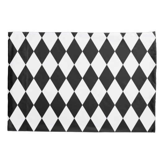 Black Harlequin Kussensloop (Achterkant-Links)