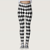 Black Harlequin Leggings (Voorkant)
