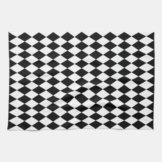 Black Harlequin Theedoek (Horizontaal)