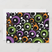 Black Haunting Halloween Verjaardag Kaart (Achterkant)