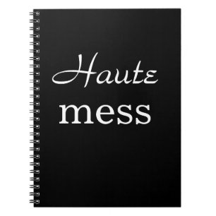 Black Haute Mess Notitieboek