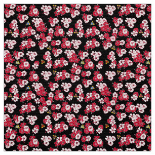 Black Hawaiian Solid Penguins Fabric Stof