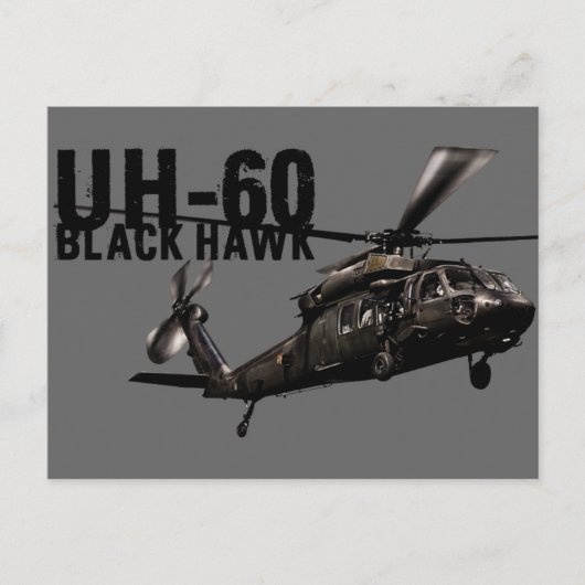 Black Hawk Briefkaart (Voorkant)
