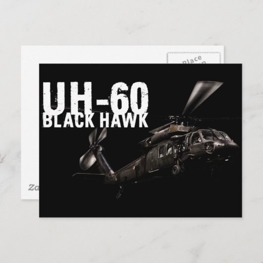Black Hawk Briefkaart (Voorkant / Achterkant)