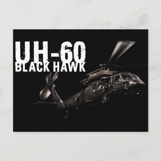 Black Hawk Briefkaart (Voorkant)