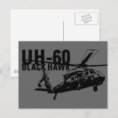 Black Hawk Briefkaart (Voorkant / Achterkant)