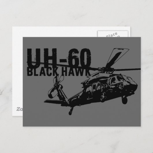 Black Hawk Briefkaart (Voorkant / Achterkant)