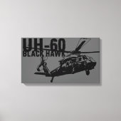 Black Hawk Canvas Afdruk (Voorkant)