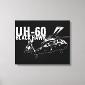 Black Hawk Canvas Afdruk (Voorkant)