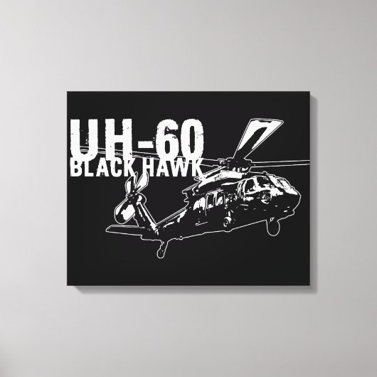 Black Hawk Canvas Afdruk (Voorkant)