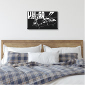 Black Hawk Canvas Afdruk (Insitu (Slaapkamer))