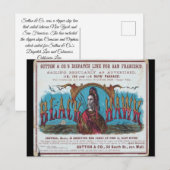 Black Hawk Clipper Zeilen Briefkaart (Voorkant / Achterkant)