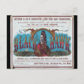 Black Hawk Clipper Zeilen Briefkaart (Voorkant)